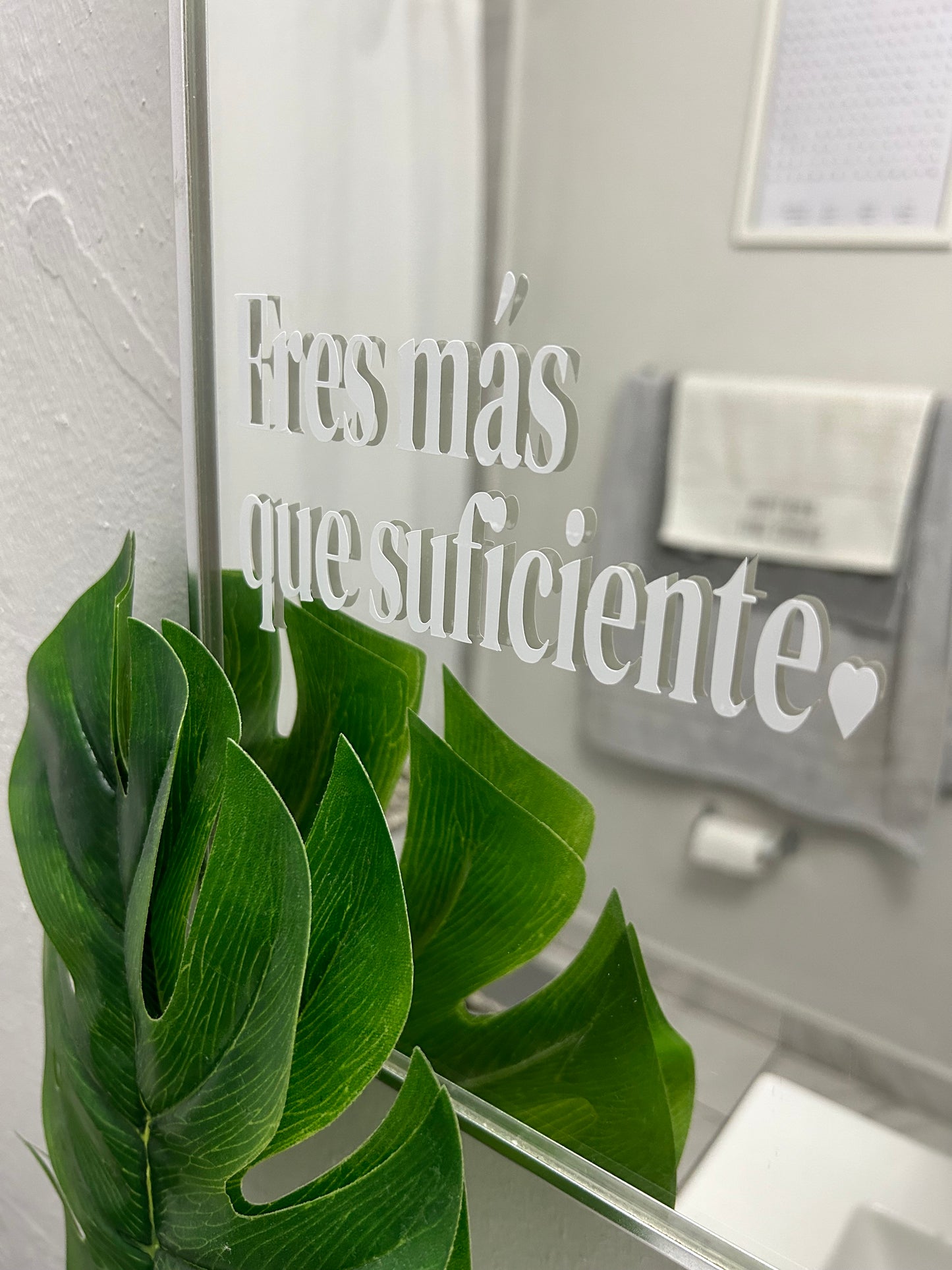 "Eres Más Que Suficiente"- Sticker De Espejo