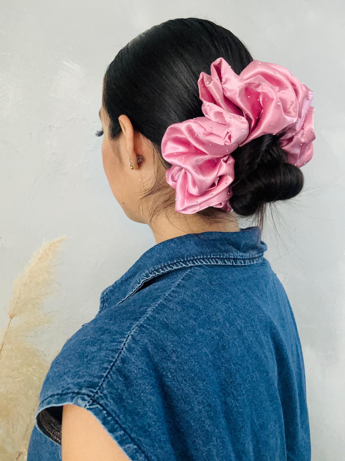 Giant Valentine's Scrunchies
