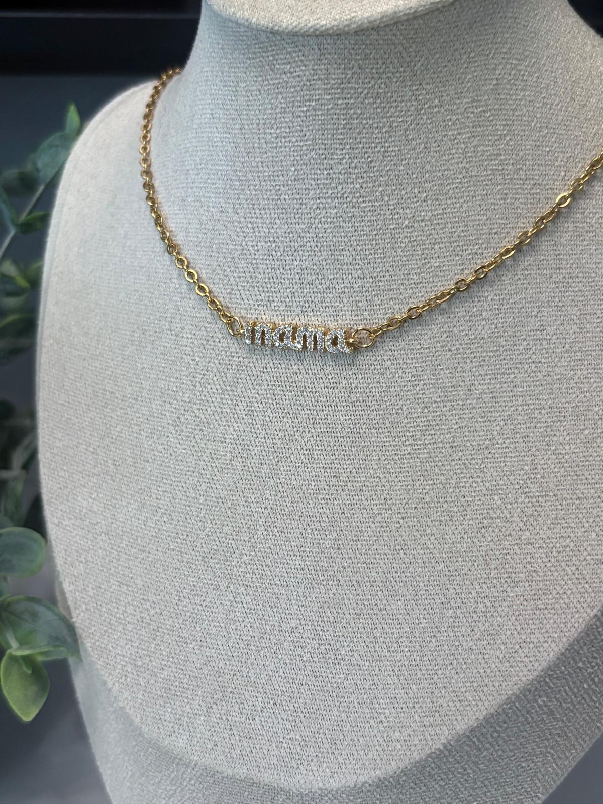 "Mamá"- Stainless Steel Necklace