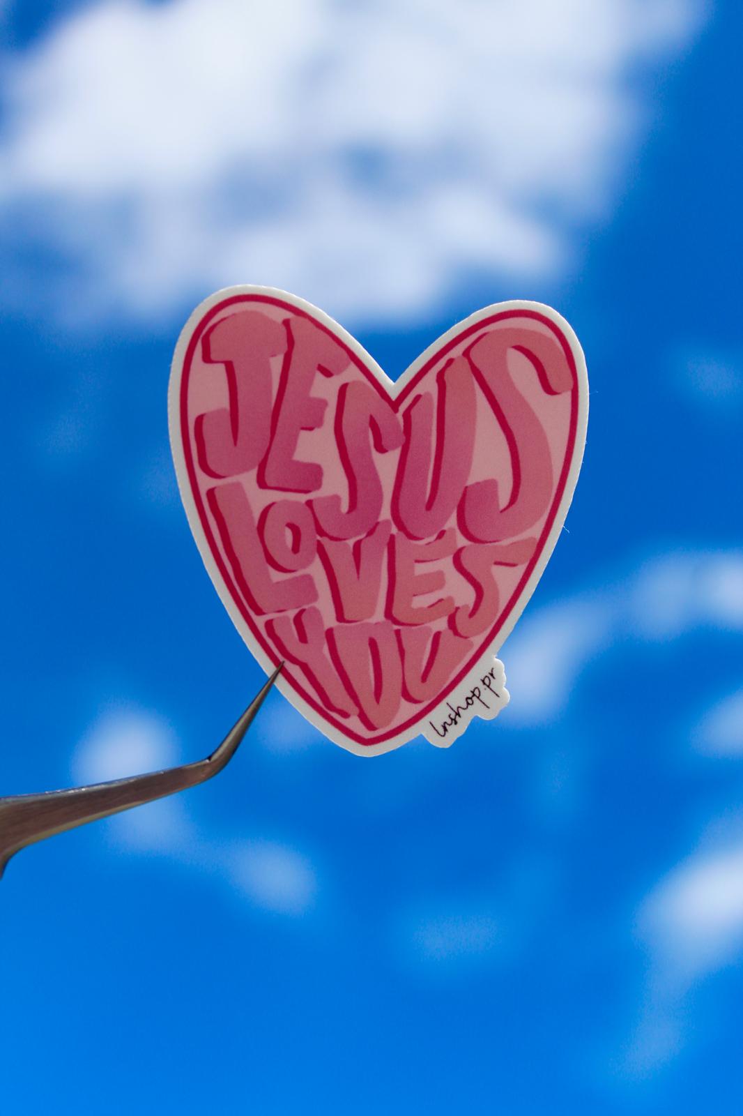 "Jesus loves you.."-Stickers