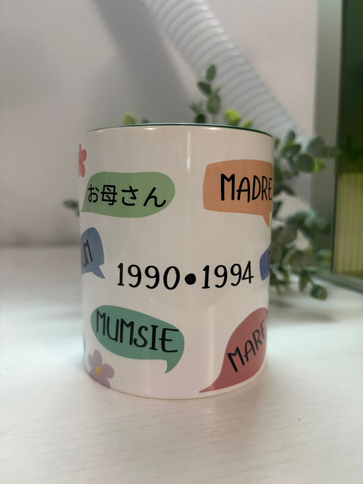 Taza: "Mil Formas de Decir Mamá"