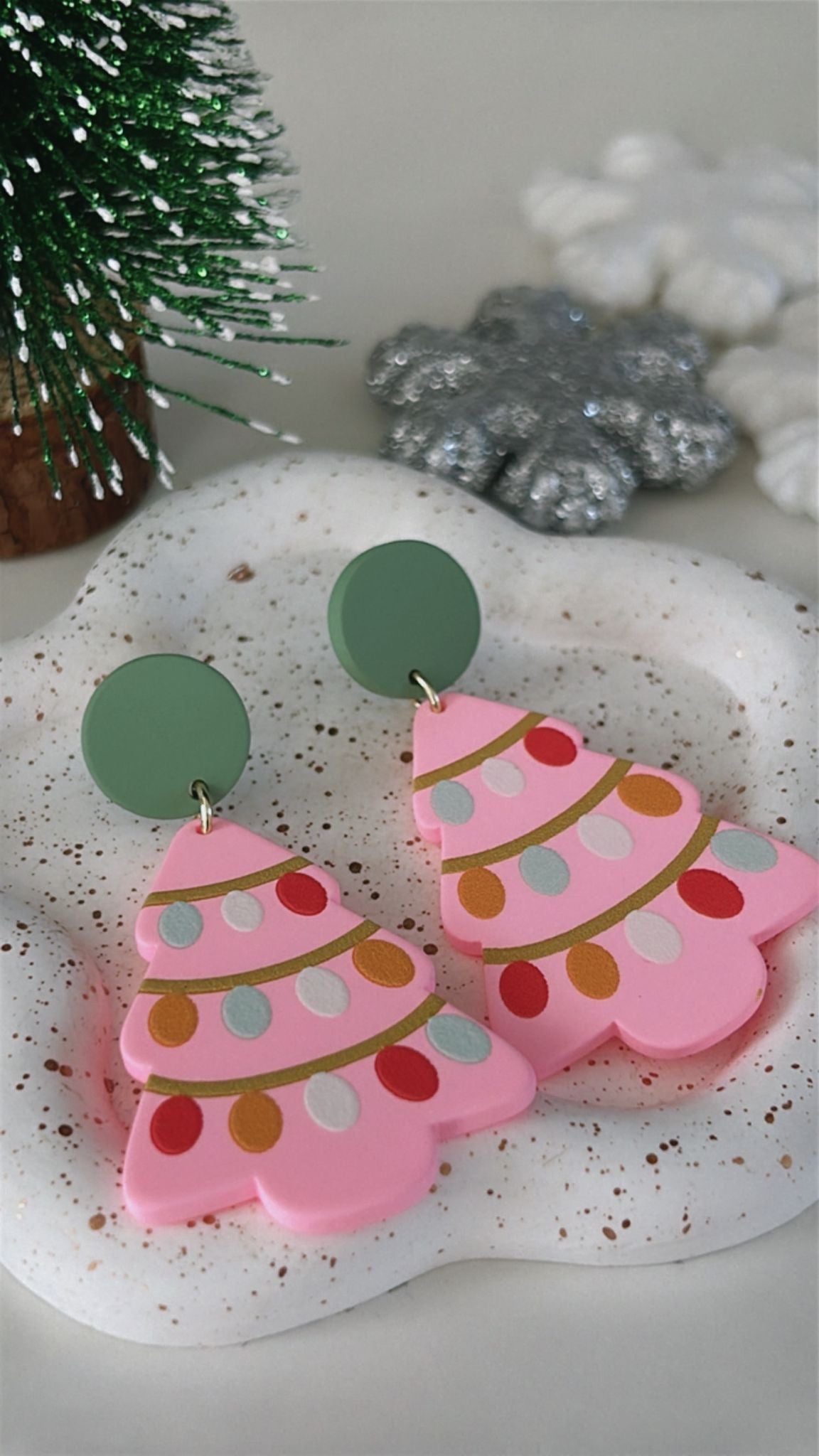 Christmas Tree Earrings