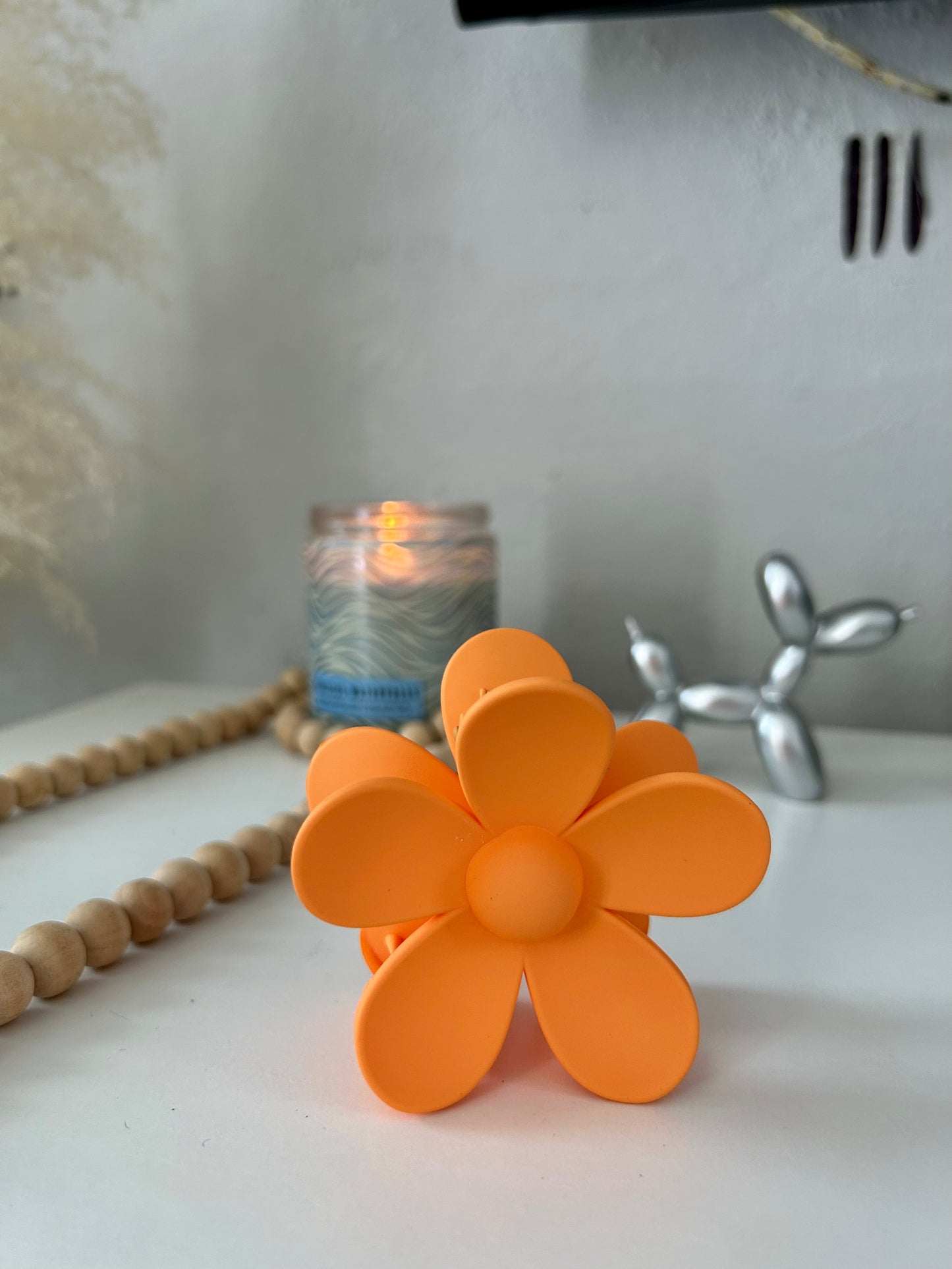 Colorful Flower Hair Clip