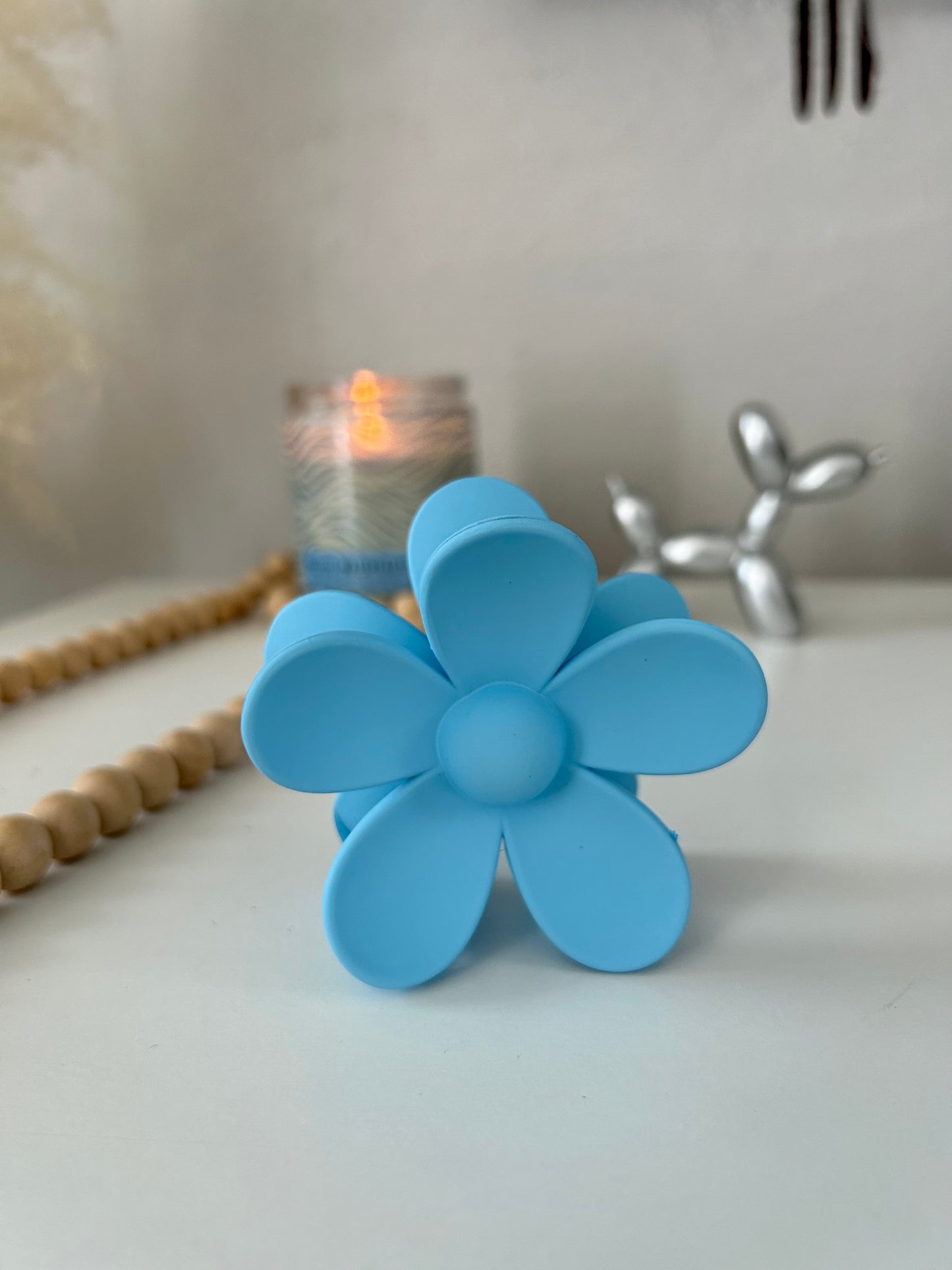 Colorful Flower Hair Clip