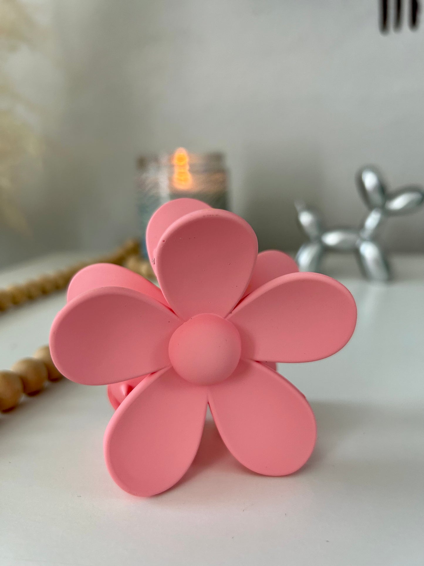 Colorful Flower Hair Clip