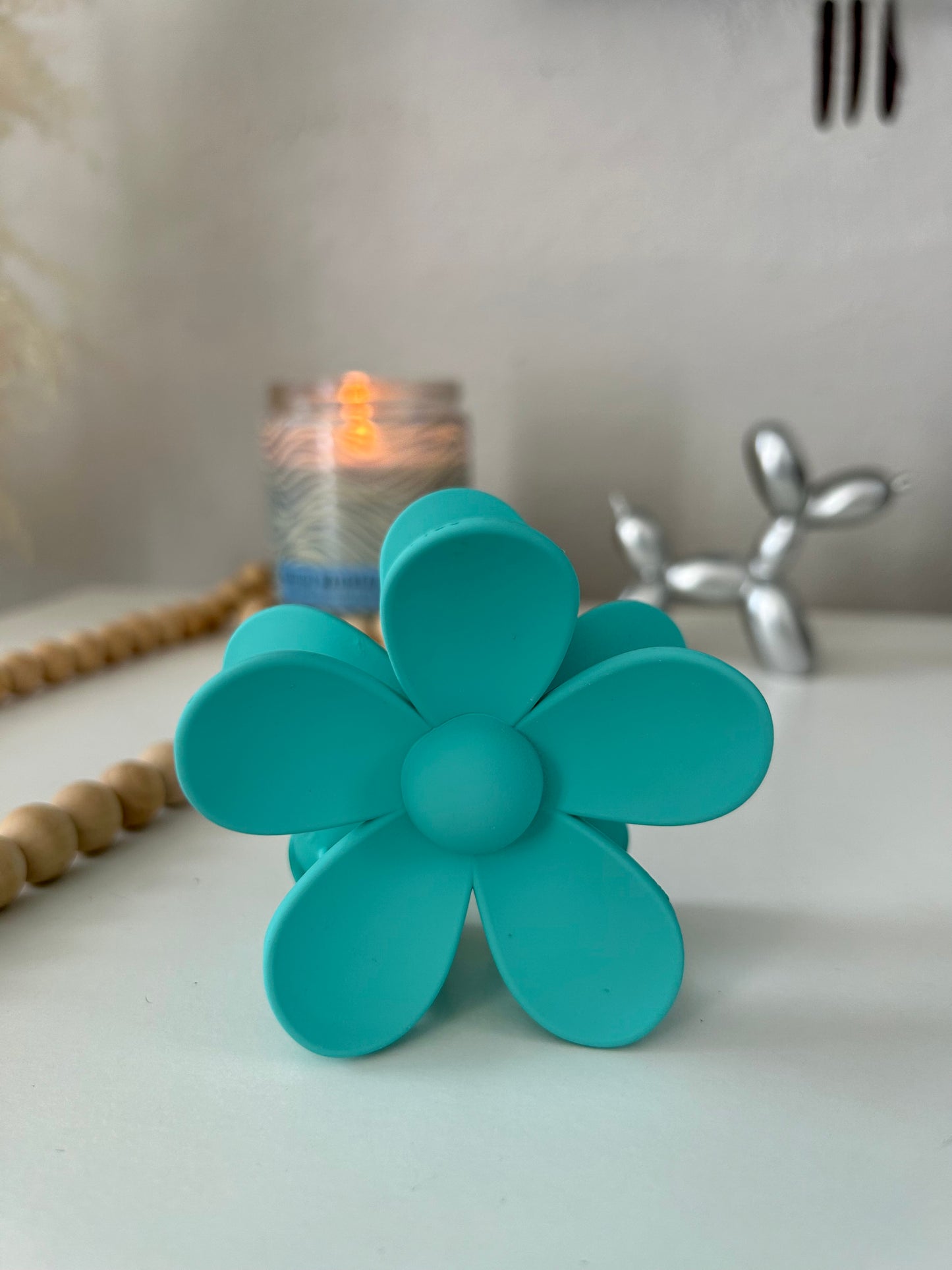 Colorful Flower Hair Clip