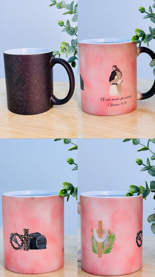 "Él me amó primero"- Secret Messege Mug