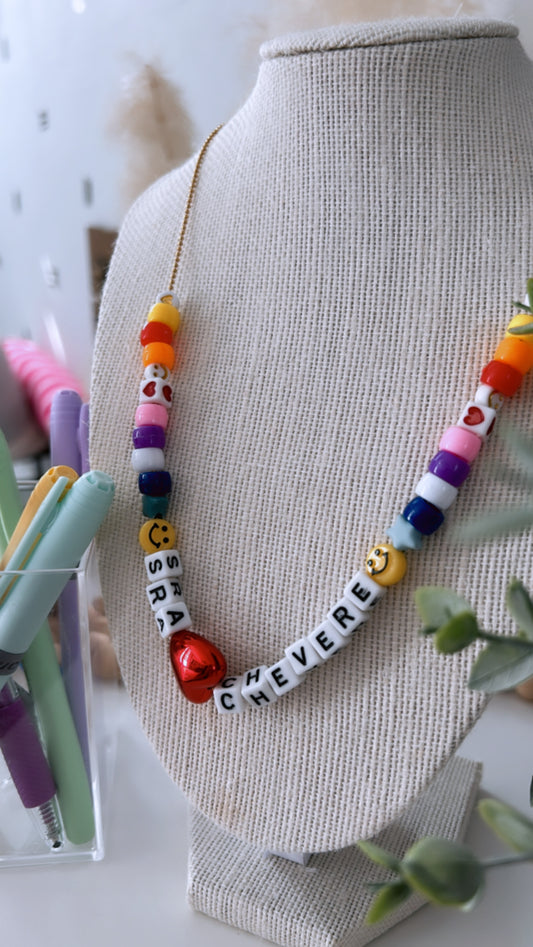 Colorful Back to School Necklace