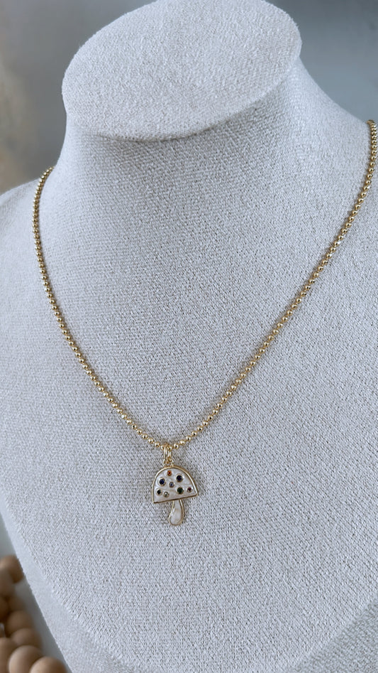 Mushrooms Necklace