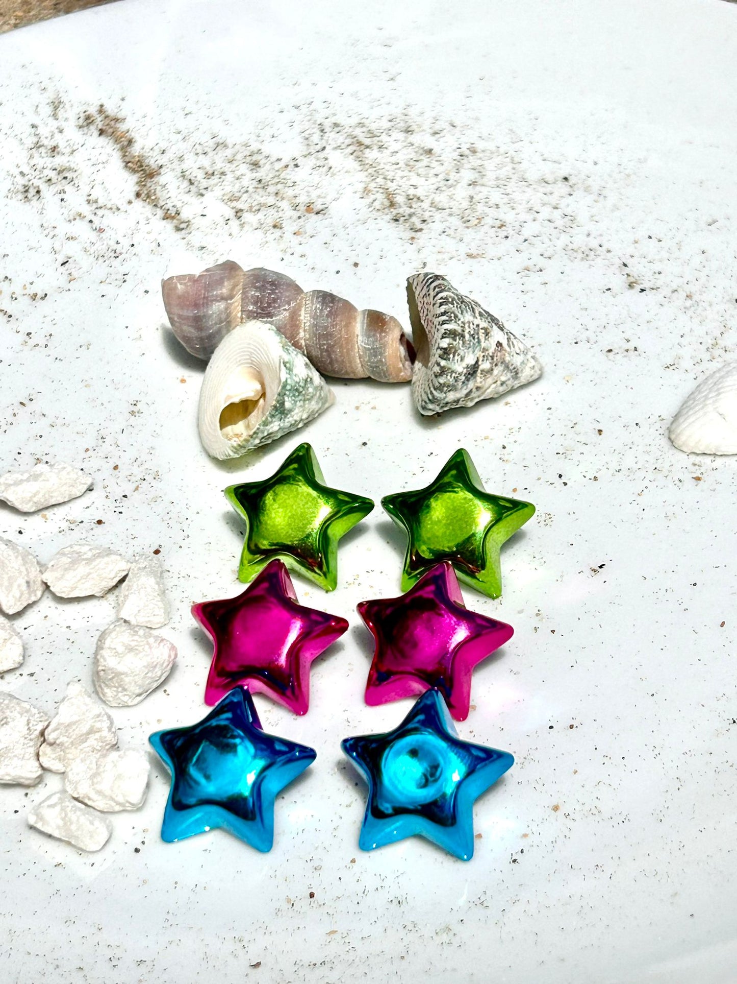 Multicolor Stars Earrings