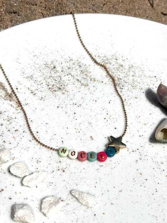 Colorful Summer Personalized Summer Necklace