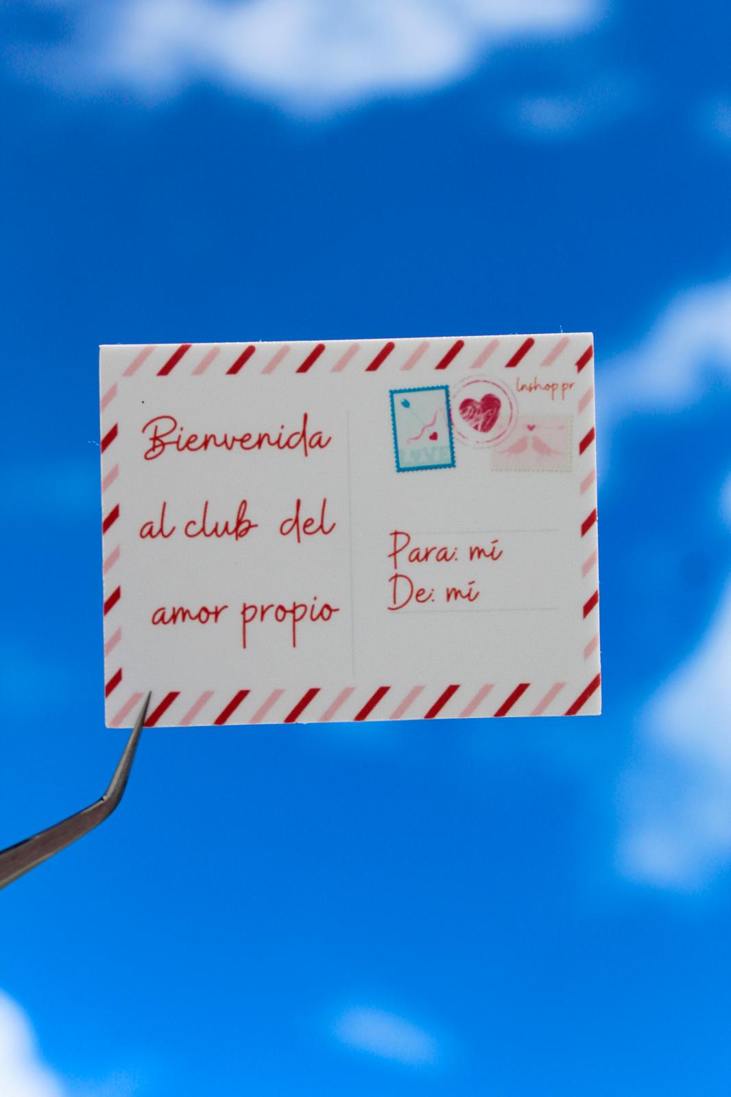 "Bienvenida al club del amor propio.." -Stickers