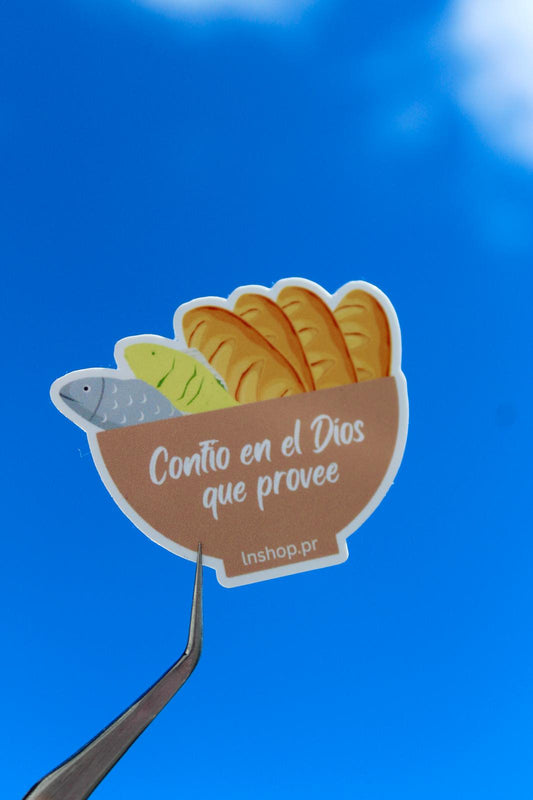 "Confío en el Dios que provee..."- Stickers