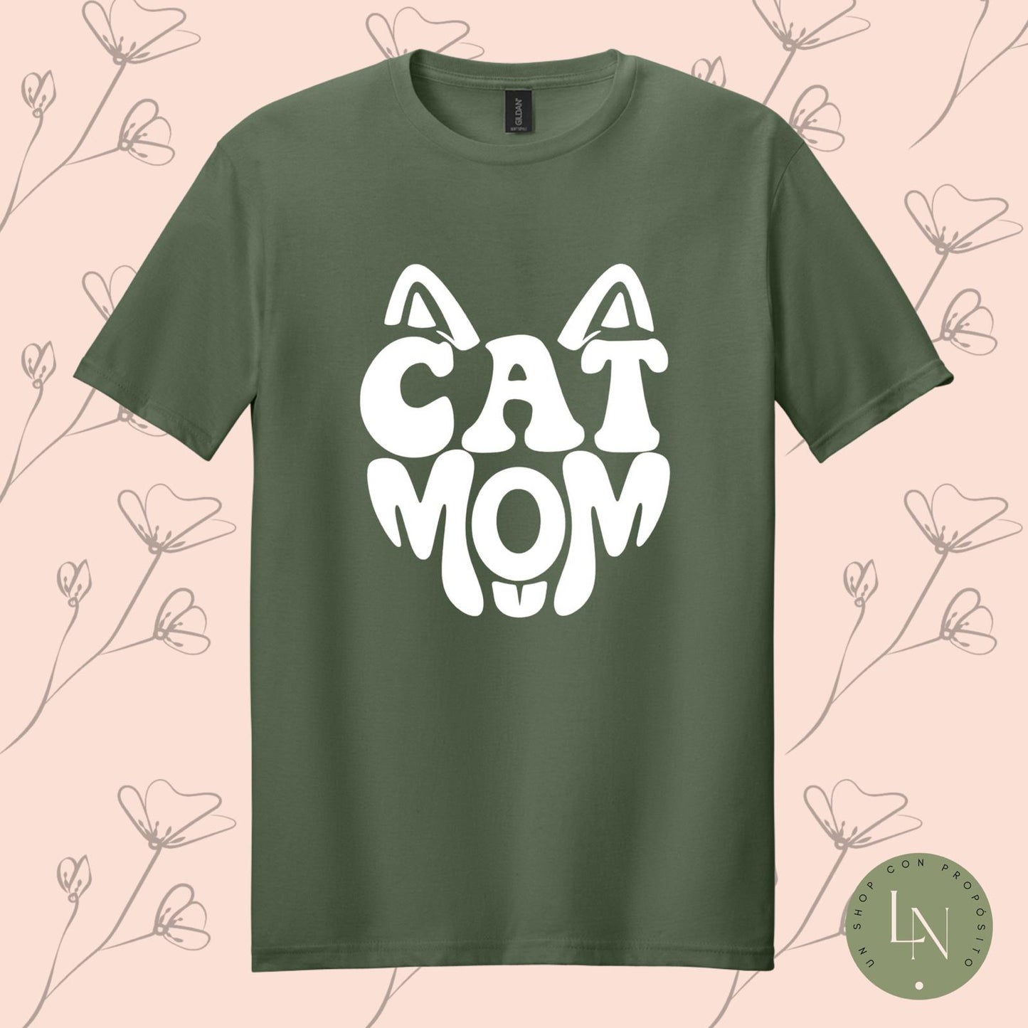 T-Shirt: “Dog Mom / Cat Mom."