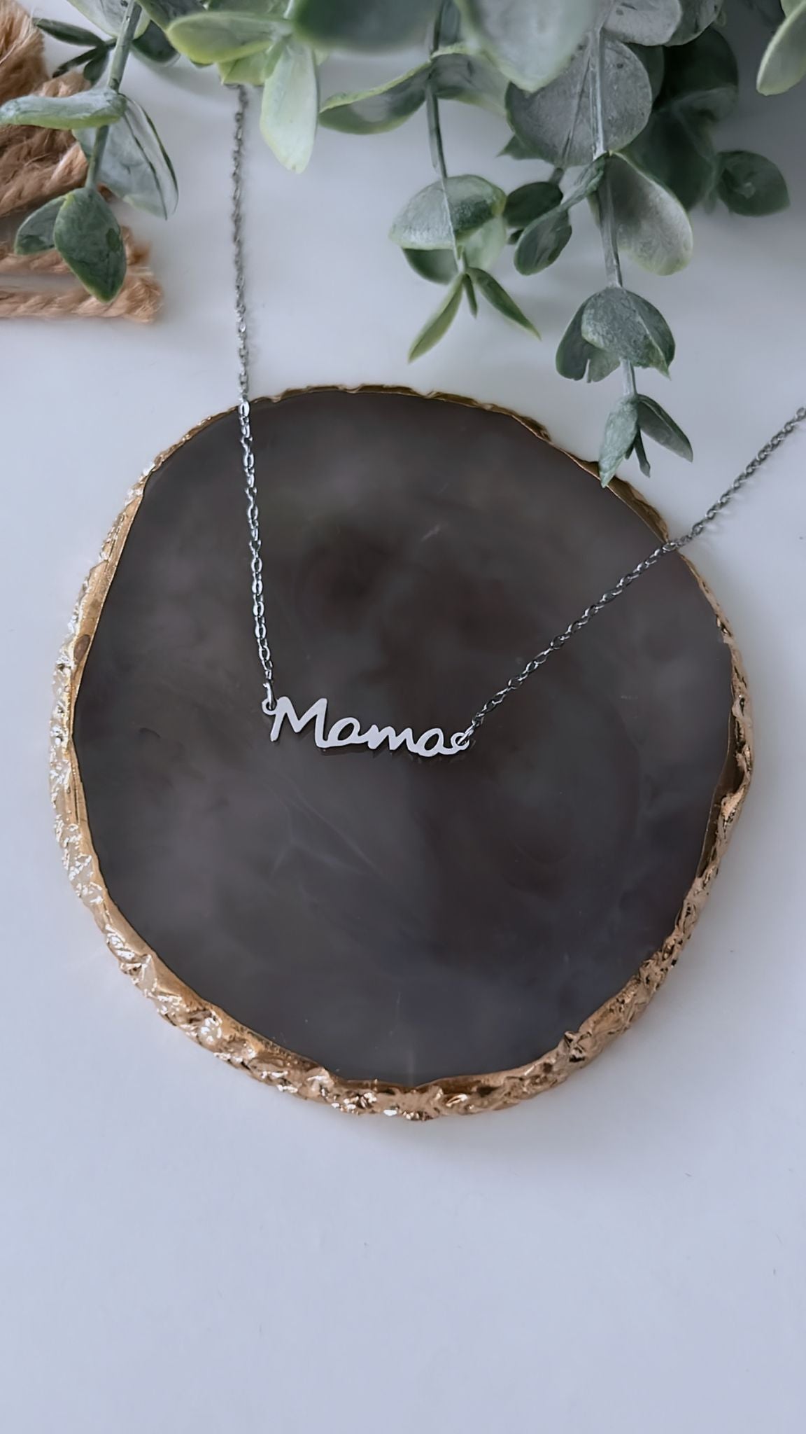 "Mamá" Gold/Silver Collar